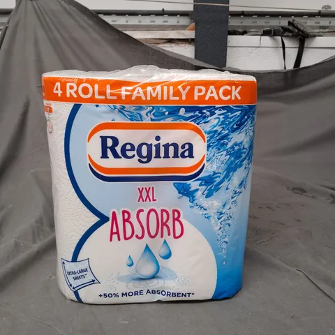 REGINA XXL ABSORB 4 ROLL FAMILY PACK KITCHEN ROLL