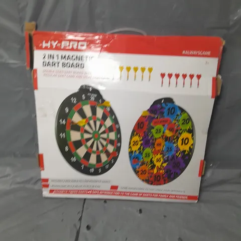 HY-PRO 2 IN 1 MAGNETIC DART BOARD 