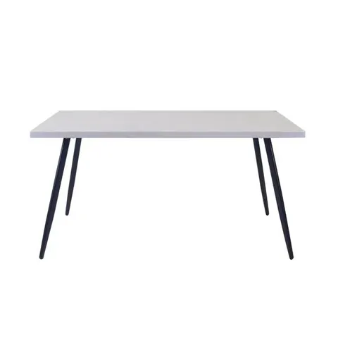 BOXED ZURI 6 SEATER RECTANGULAR DINING TABLE, GREY CONCRETE EFFECT (1 BOX)