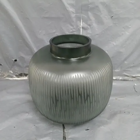 VERY HOME ETCHED GLASS VASE 