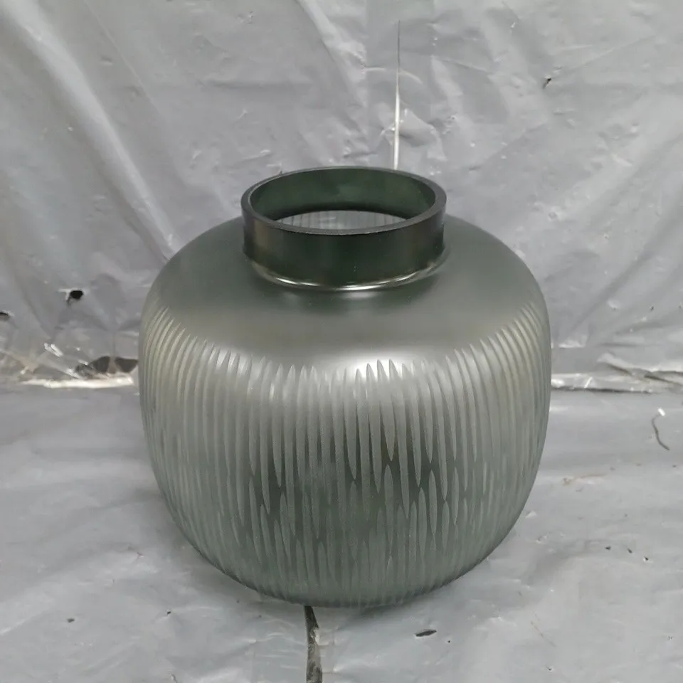 VERY HOME ETCHED GLASS VASE  RRP £35