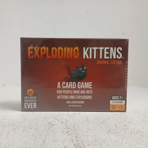 EXPLODING KITTENS – ORIGINAL EDITION CARD GAME (BOXED, SEALED)