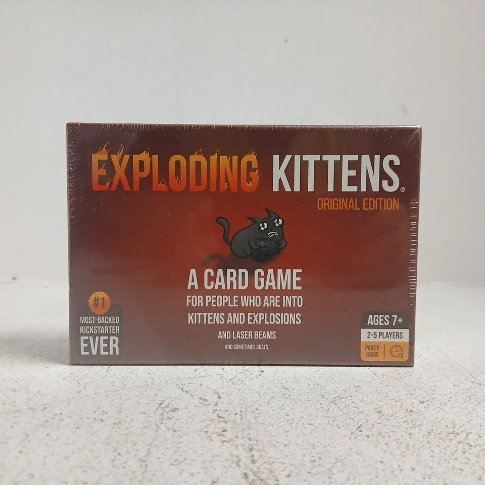 EXPLODING KITTENS – ORIGINAL EDITION CARD GAME (BOXED, SEALED)