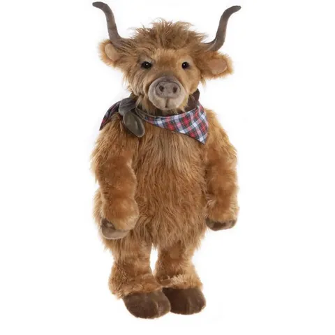 CHARLIE BEARS HOOFPRINTS COW 30" PLUSH BEAR