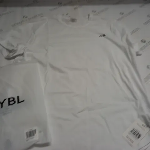 AYBL OVERSIZED EVERDY WHITE T-SHIRT - L