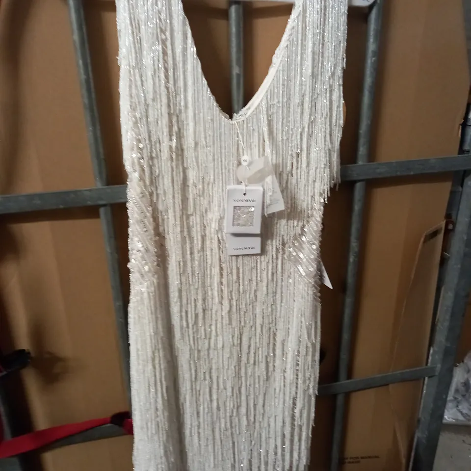NADINE MERABI EMBELLISHED DRESS - UK 12