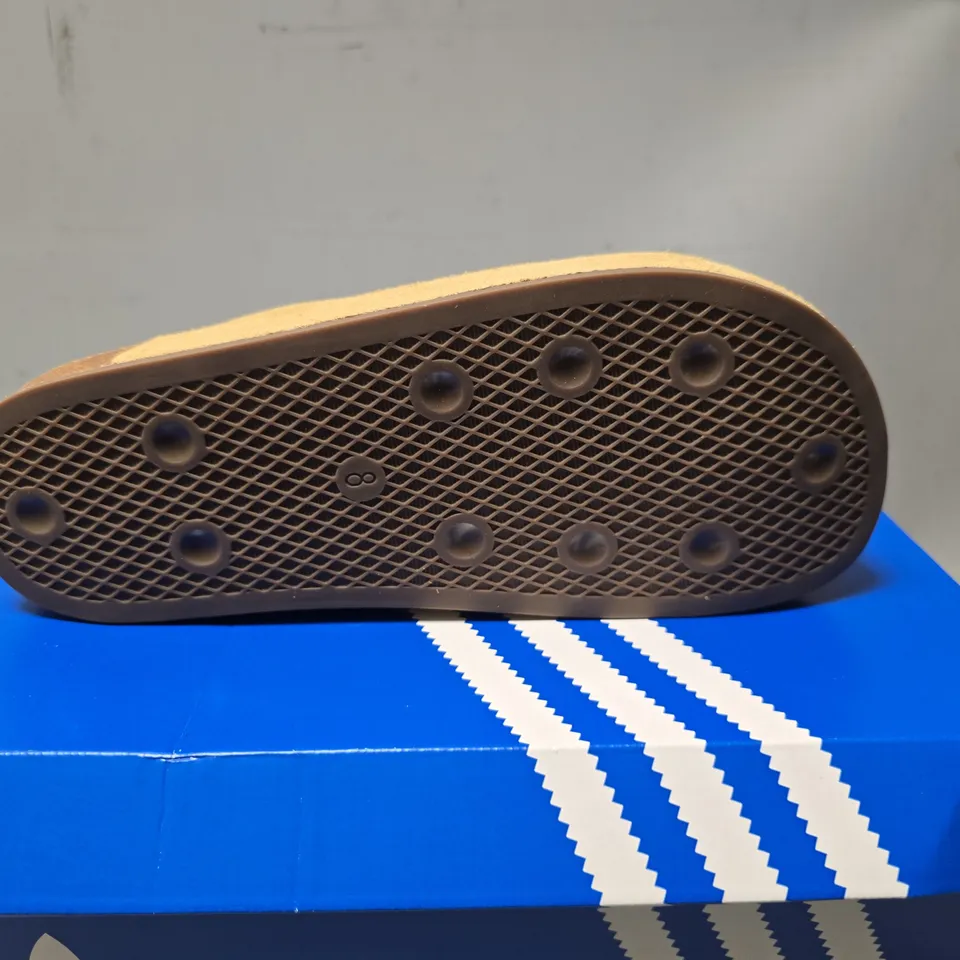 BOXED ADIDAS ADIMULE SLIP ON CLOGS  - UK 8 