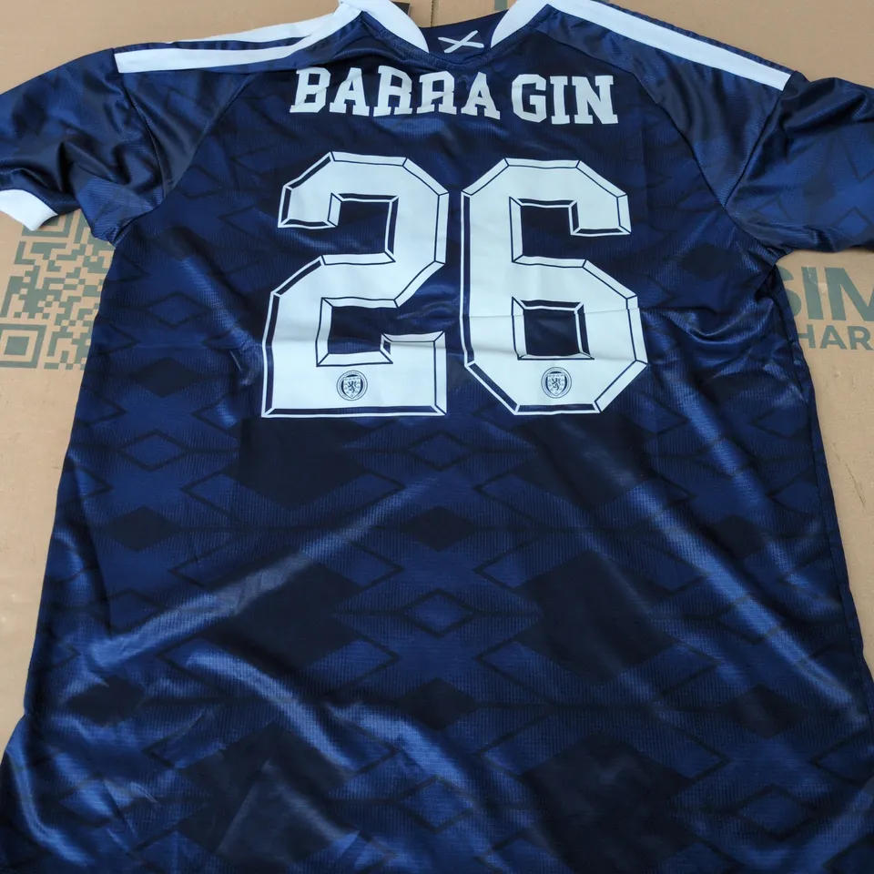 ADIDAS SCOTLAND HOME JERSEY (#26 - BARRA GIN) - LARGE