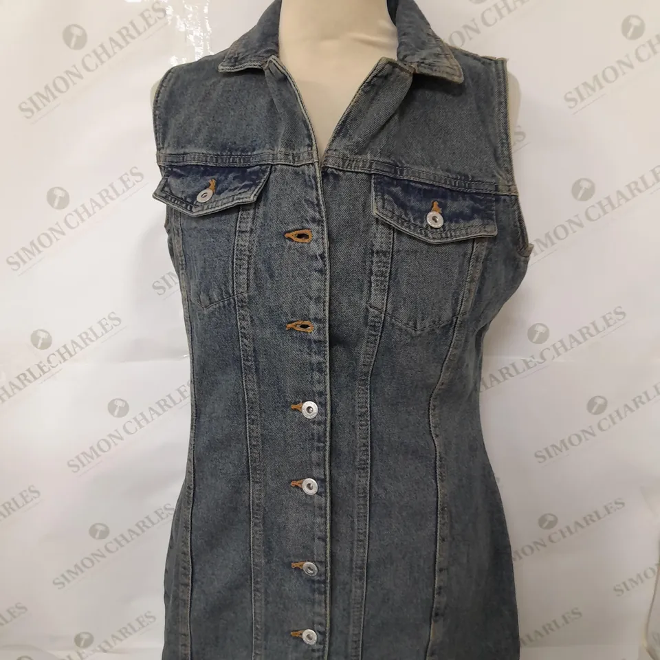 COTTON ON DENIM MINI DRESS SIZE S 