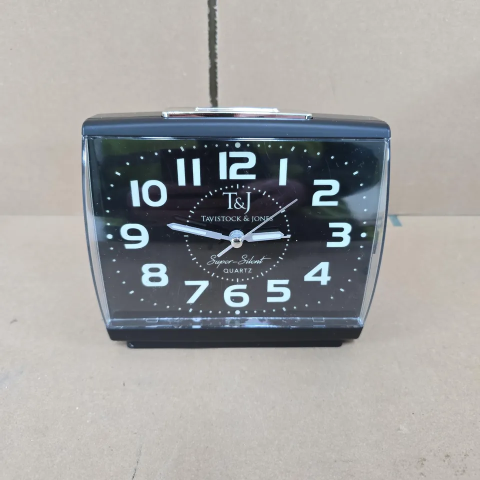 TAVISTOCK & JONES EASY-READ GLOW-IN-THE-DARK ALARM CLOCK