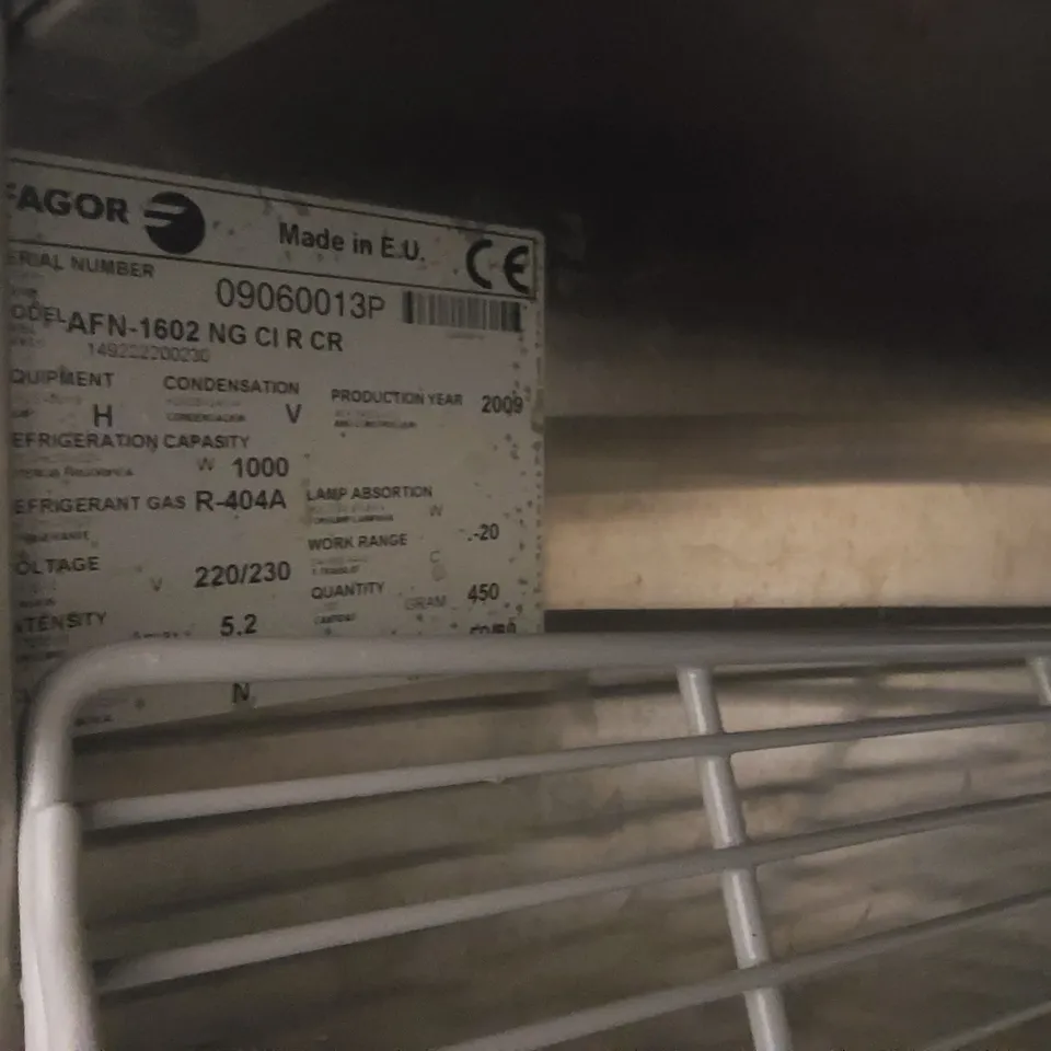 FAGOR AFN-1602 NG CI R CR COMMERCIAL TEMPERATURE CONTROLLED FOOD STORAGE CABINET
