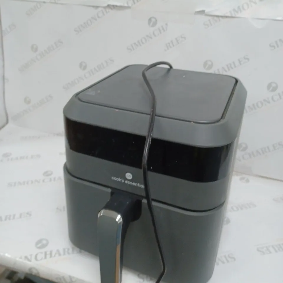COOK'S ESSENTIALS 5.8L AIR FRYER IN SLATE GREY
