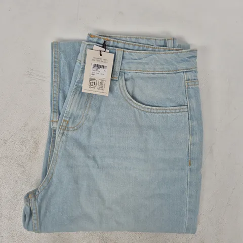 NOBODY'S CHILD LEYTON BOYFRIEND JEANS IN BLUE SIZE UK 14