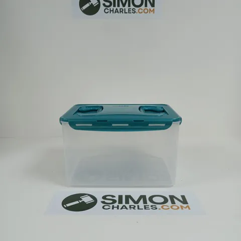 LOCKNLOCK 16L CLEAR STORAGE BOX WITH FOLD OUT HANDLE