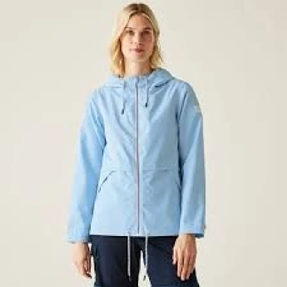 BRAND NEW REGATTA BAYLETTA WOMENS HOODY IN WHITE/NAVY - UK 20