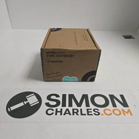 BOXED AND SEALED UMMADIAMOND SONIC TOOTHBRUSH WITH UV SANITISER