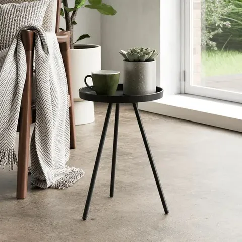 BOXED KAI SIDE TABLE - BLACK (1 BOX)