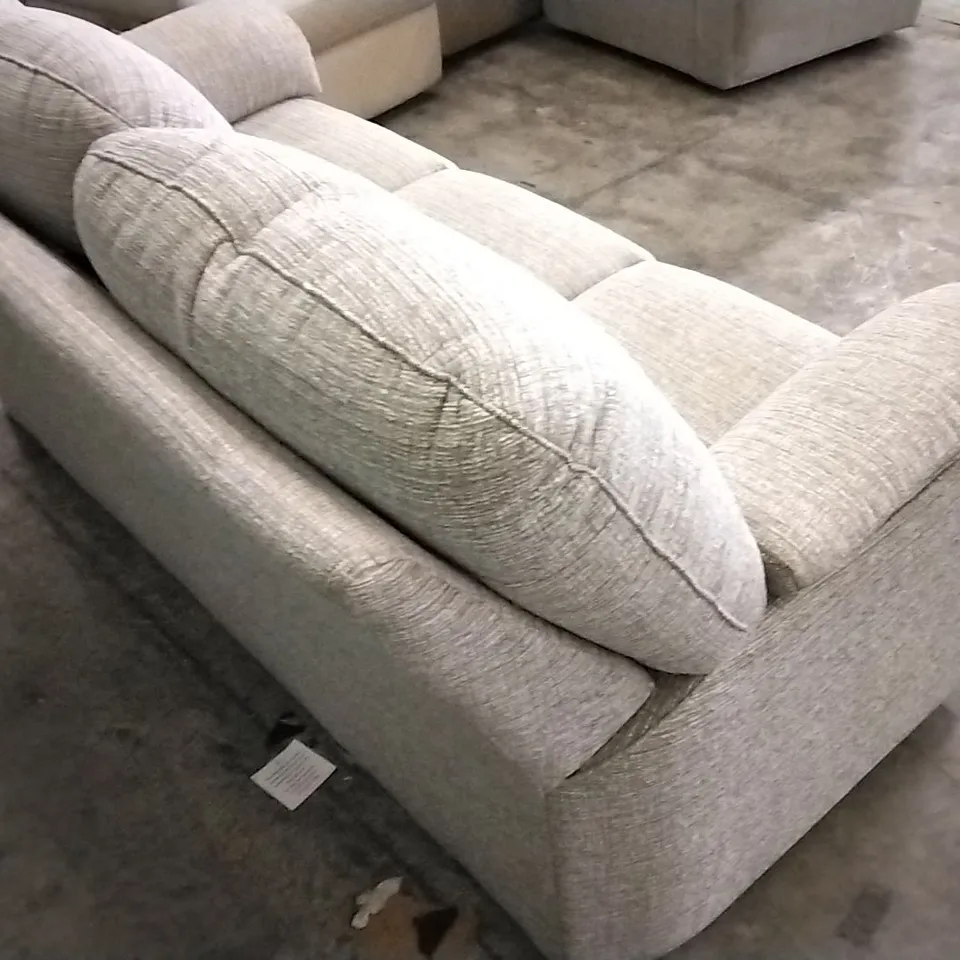 QUALITY BRITISH DESIGNED & MANUFACTURED G PLAN BEIGE FABRIC 3 SEATER SOFA