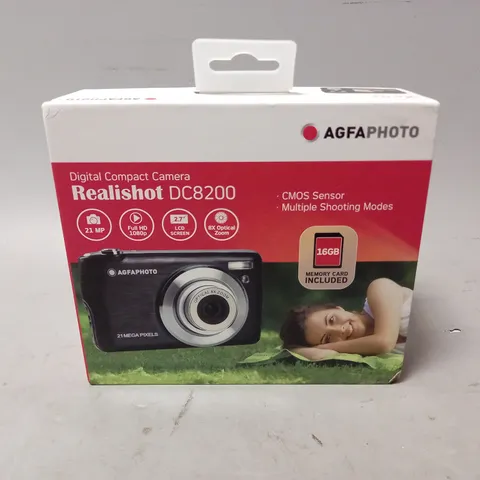 BOXED AGFAPHOTO DIGITAL COMPACT CAMERA REALISHOT DC8200