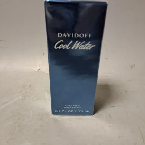 BOXED AND SEALED DAVIDOFF COOL WATER AFTERSHAVE 75ML