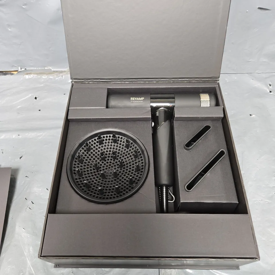 BOXED REVAMP ENIGMA REVELATION HAIR DRYER DR-6500-GB