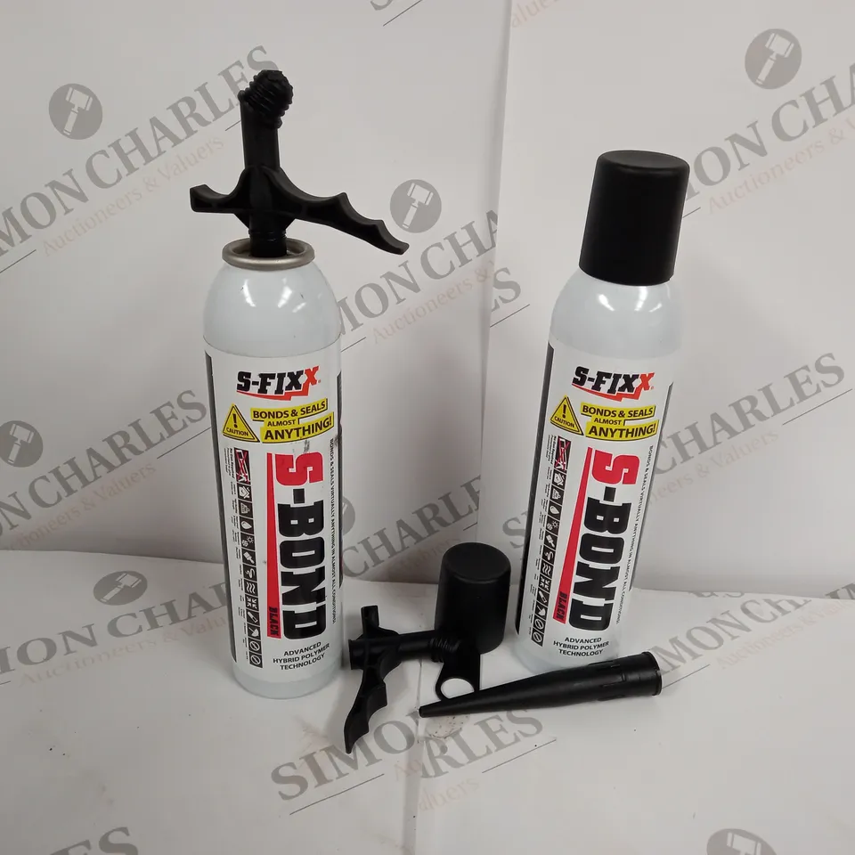 LOT OF 2 SFIXX S-BOND NO GUN 3-IN -1 SEALANT ADHESIVE AND FILLER