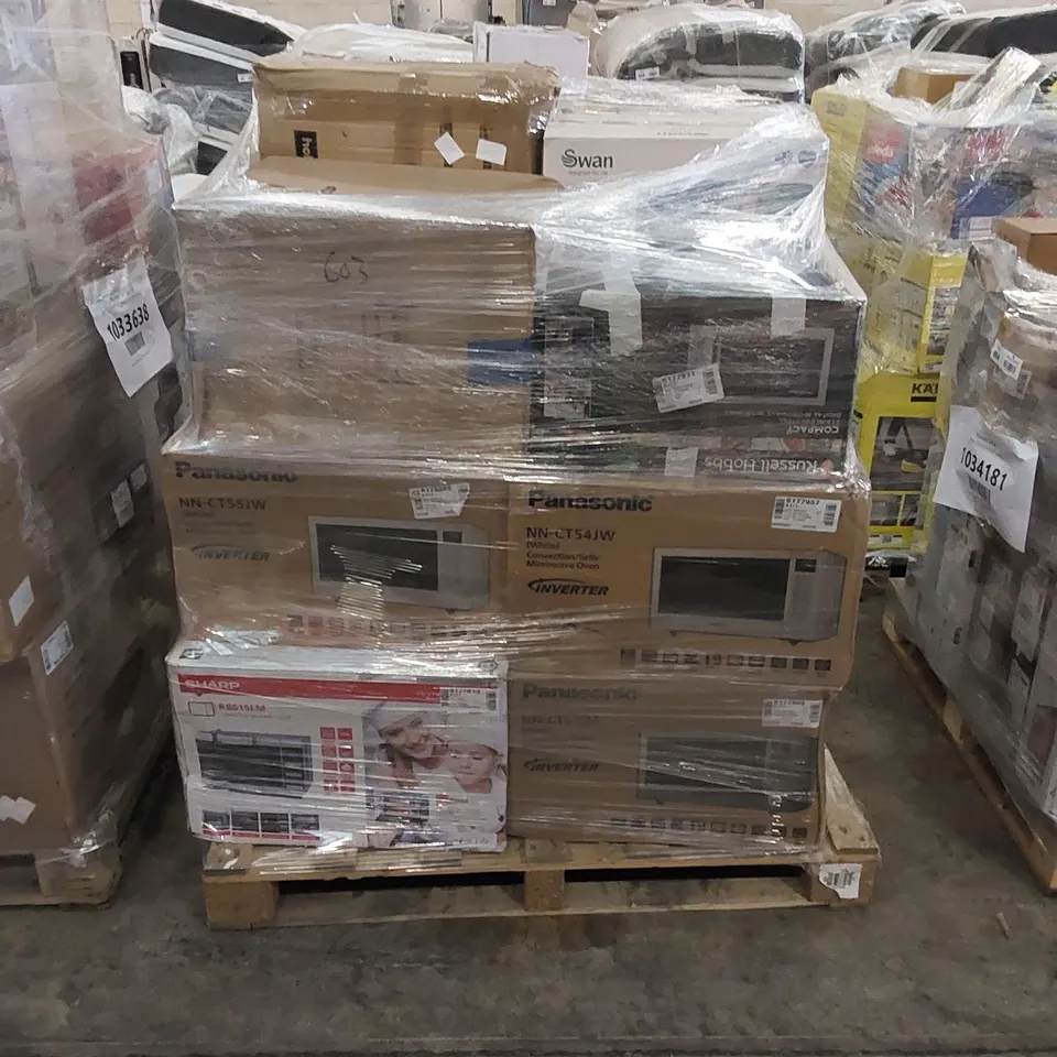 PALLET OF APPROXIMATELY 14 UNPROCESSED RAW RETURN HOUSEHOLD AND ELECTRICAL GOODS TO INCLUDE;