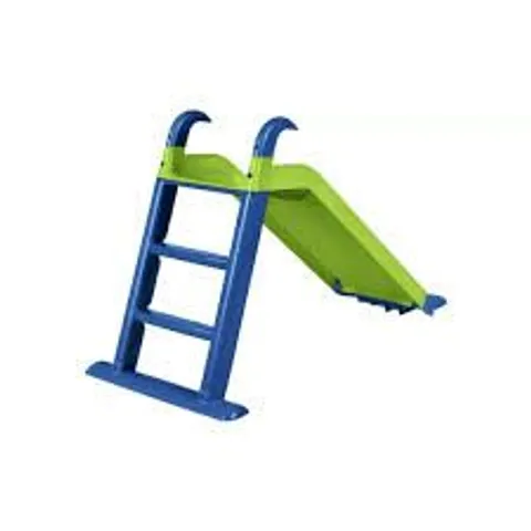 BOXED CHAD VALLEY 4FT KIDS GARDEN SLIDE - GREEN AND BLUE