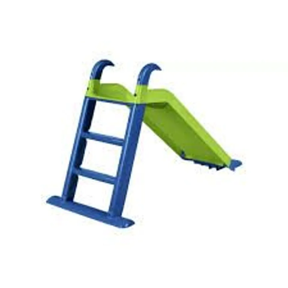 BOXED CHAD VALLEY 4FT KIDS GARDEN SLIDE - GREEN AND BLUE