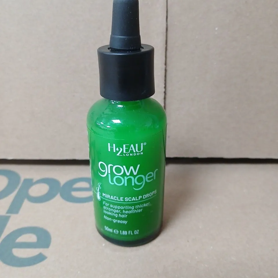 H2EAU LONDON GROW LONGER MIRACLE SCALP DROPS – 50ML HAIR GROWTH SERUM