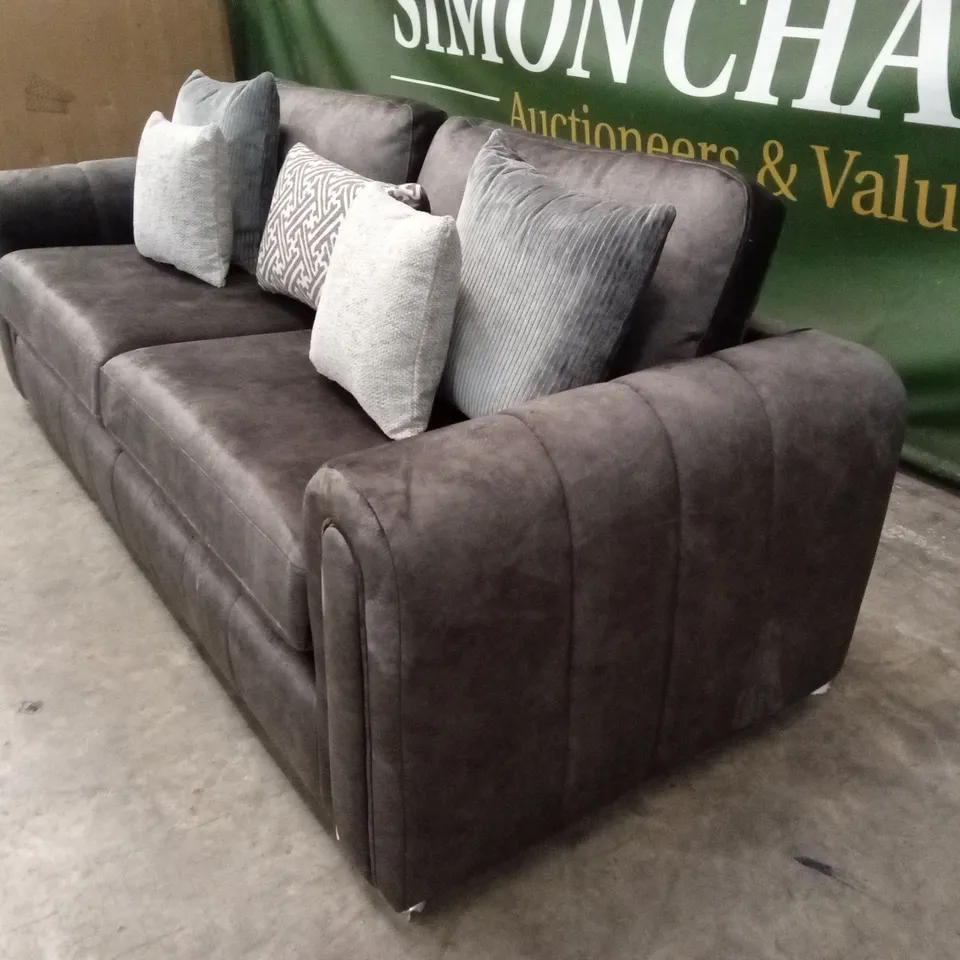 AMARA 3 SEATER SOFA - CHARCOAL RRP £1249