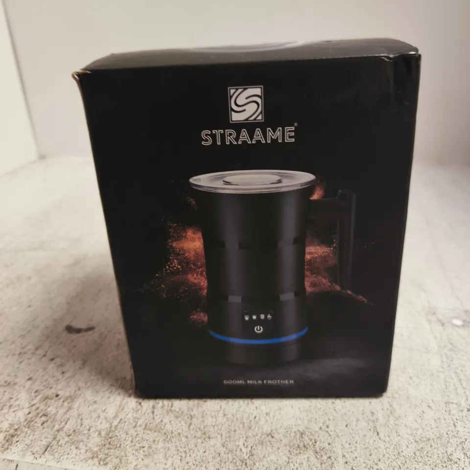 STRAAME MILK FROTHER – 600ML, BOXED