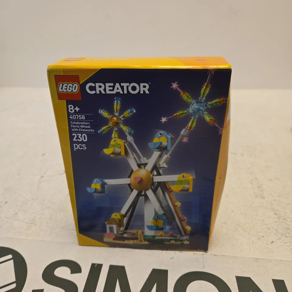 LEGO CREATOR FERRIS WHEEL WITH FIREWORKS (40758) – 230 PIECES