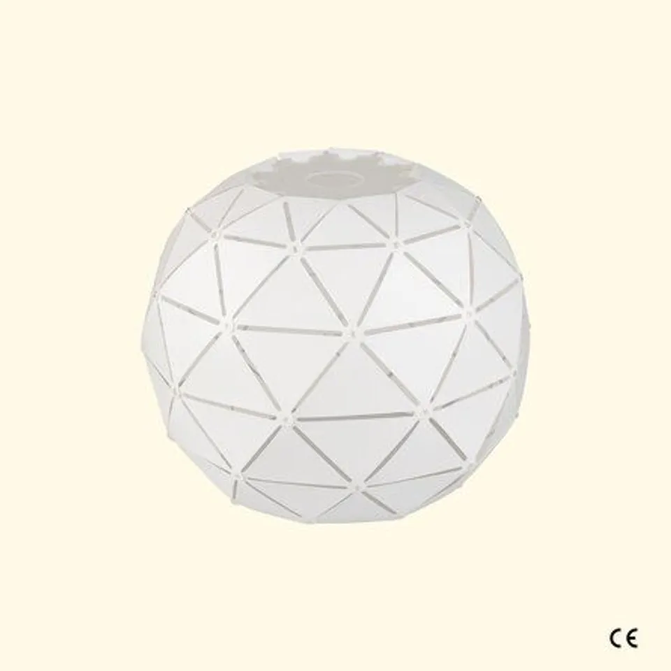 BOXED MIA 30CM ACRYLIC SPHERE LAMP SHADE