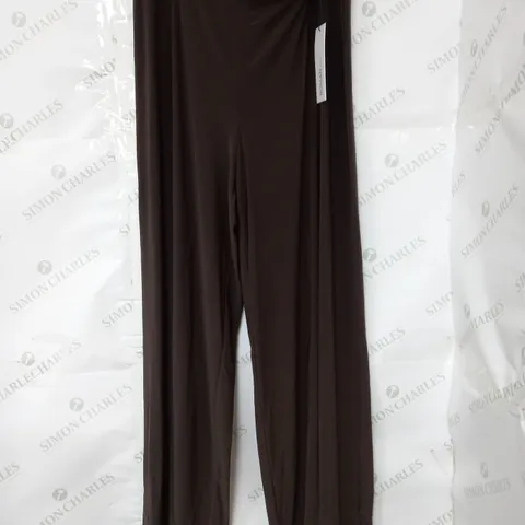 ROMAN ITY WIDE TROUSERS IN BROWN - SIZE 22