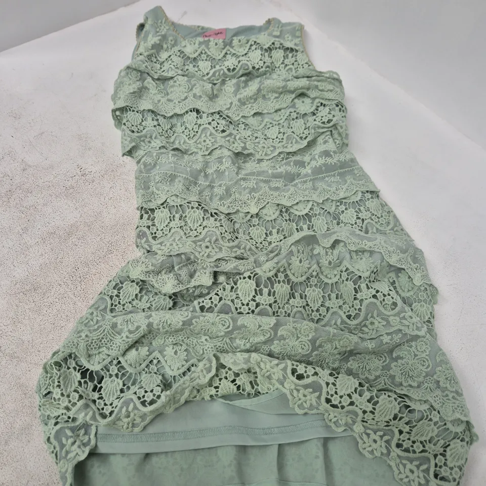 PHASE EIGHT MINT LACE DRESS – WOMEN'S, UK SIZE 14