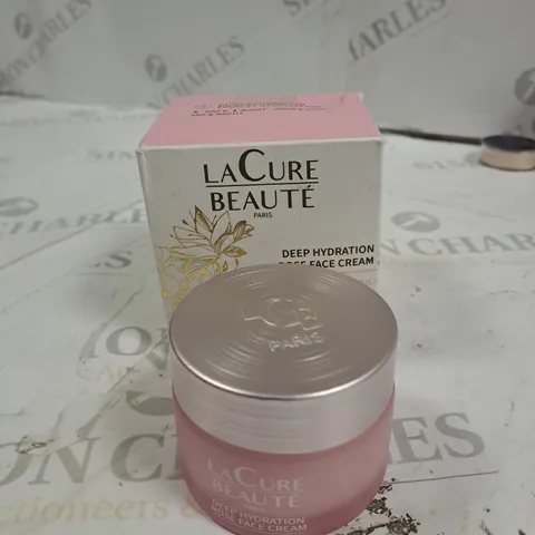 LACURE BEAUTE DEEP HYDRATION ROSE FACE CREAM