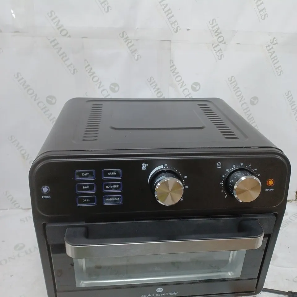 COOK'S ESSENTIAL 21-LITRE AIRFRYER OVEN IN BLACK