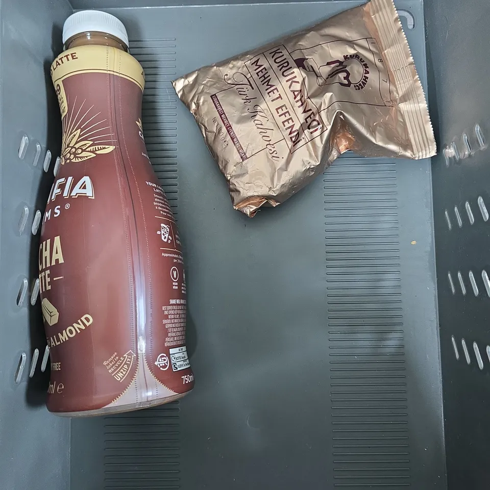 APPROXIMATELY 6 ASSORTED FOOD/DRINK PRODUCTS TO INCLUDE CELEBRATIONS, PACT COFFEE, QUALITY STREET ETC 