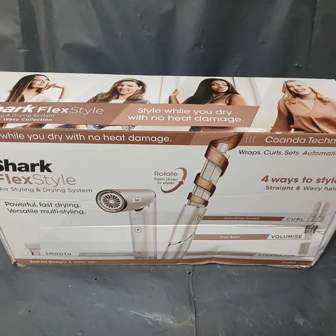 BOXED SHARK FLEXSTYLE 4-IN-1 AIR STYLER & HAIR DRYER HD430SLUK