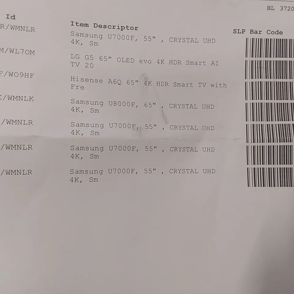 PALLET CONTAINING A LARGE QUANTITY OF ASSORTED DAMAGED TVs