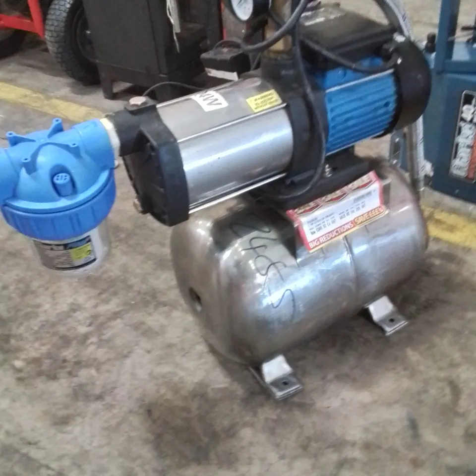 CLARKE CBT1300SS 1" 1350W 90LPM 35M HEAD STAINLESS STEEL BOOSTER PUMP (230V)