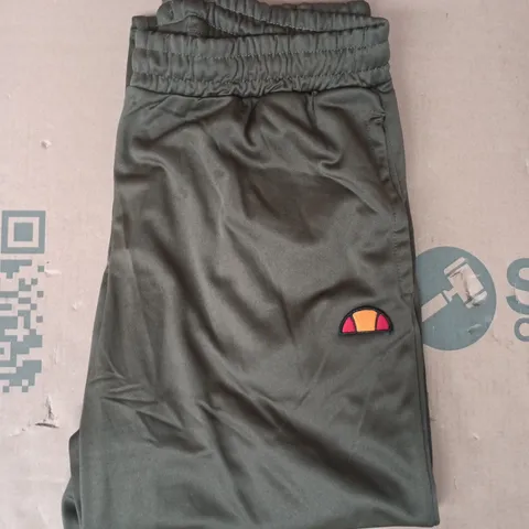 ELLESSE JOGGERS IN DEEP OLIVE SIZE LARGE