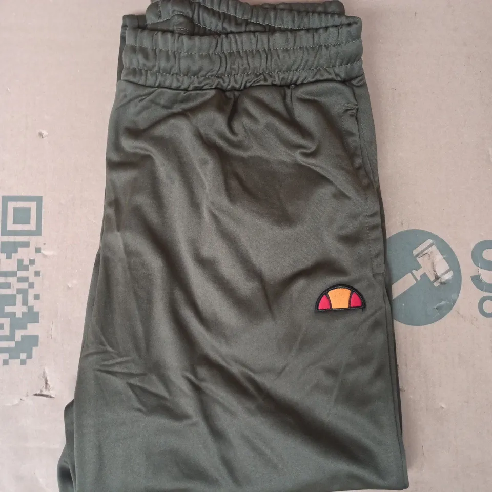 ELLESSE JOGGERS IN DEEP OLIVE SIZE LARGE
