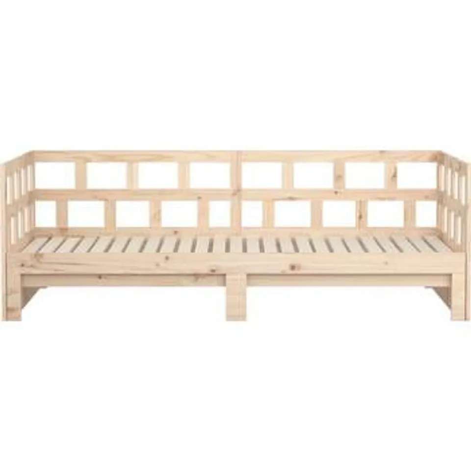 BOXED DAYE SINGLE DAYBED WITH TRUNDLE 
