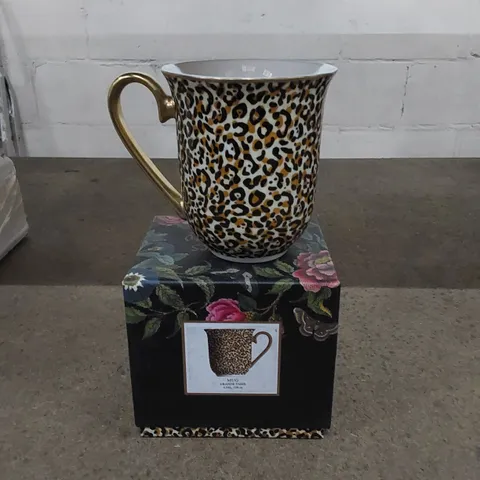 BOXED SPODE CREATURES OF CURIOSITY MUG - LEOPARD