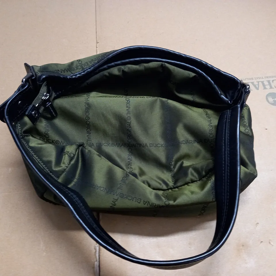 MANDARINA DUCK FUNCTIONAL GREEN BAG