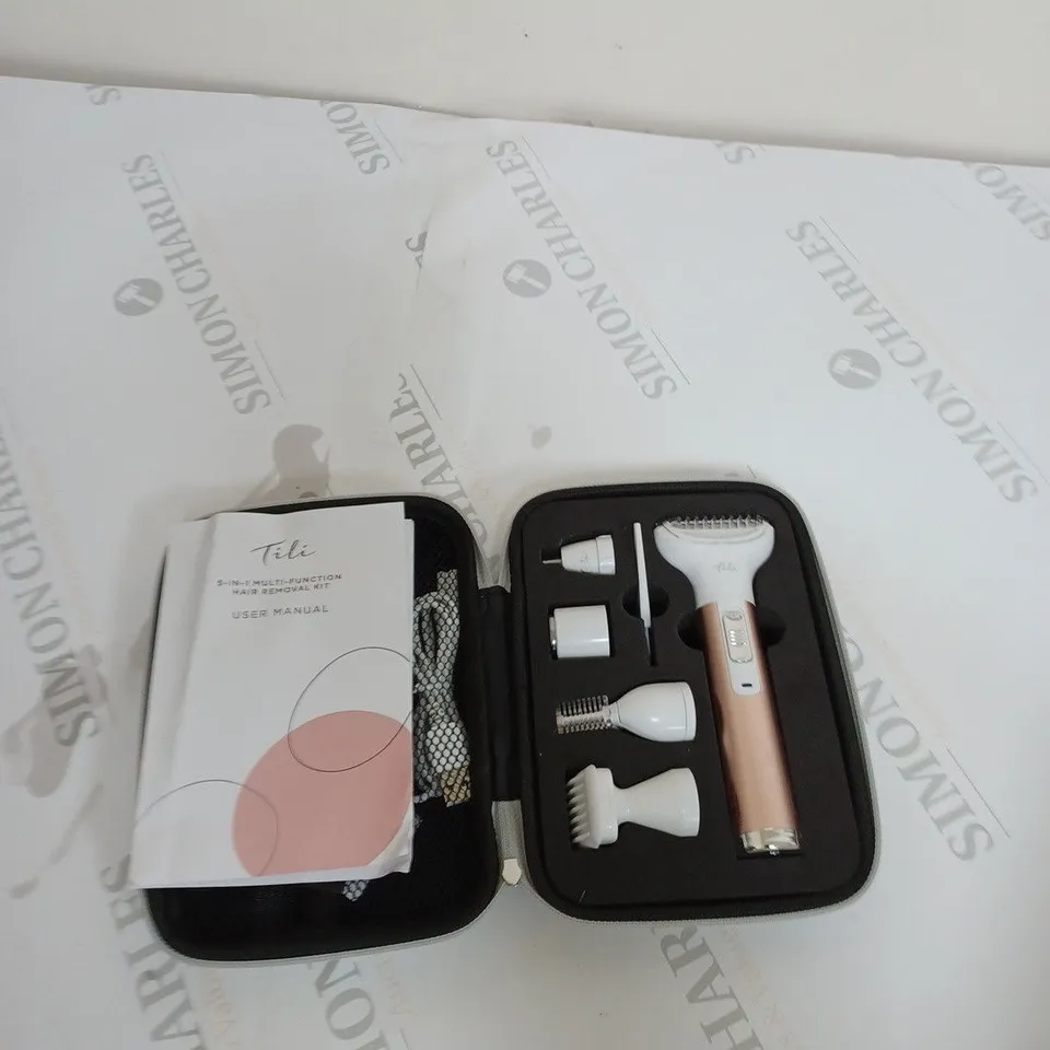 BOXED TILI 5 IN 1 MULTI FUNCTIONAL HAIR REMOVAL KIT 