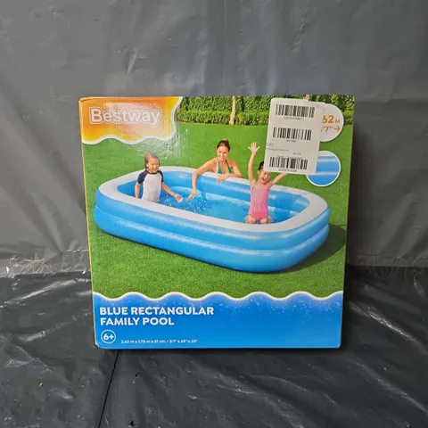 BOXED BESTWAY RECTANGULAR FAMILY POOL 