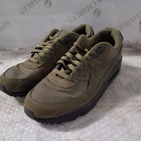 NIKE AIR MAX SHOES – OLIVE/KHAKI, UK 11 (US 12)